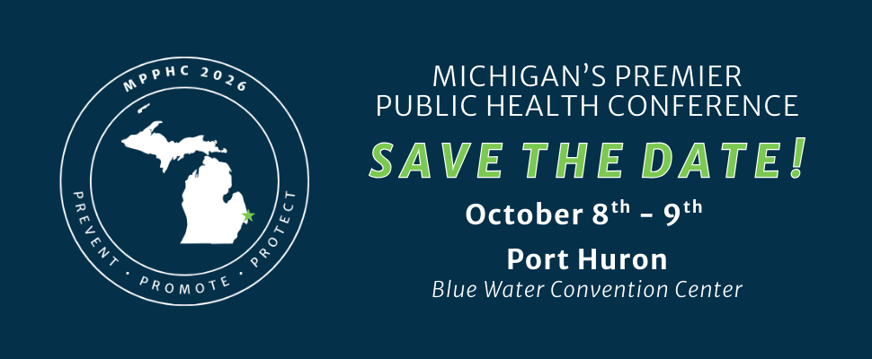 Save the Date Image for MPPHC 2026, October 8th and 9th